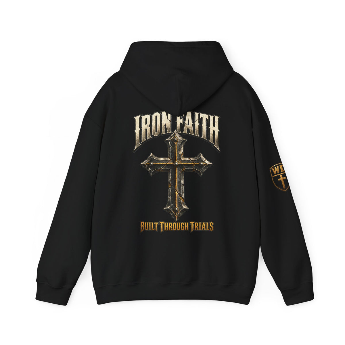 WarDad Iron Faith Hoodie | Built Through Trials