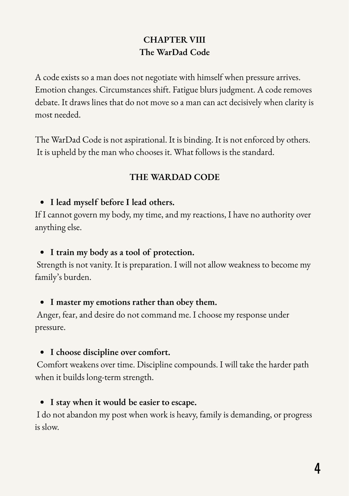 The WarDad Code – A Father’s Blueprint for Strength, Discipline & Legacy