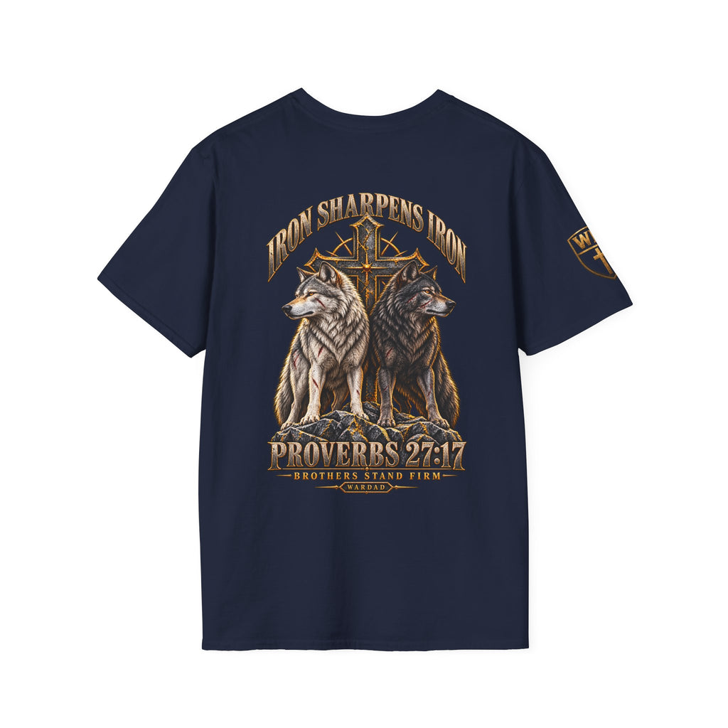 WarDad Iron Sharpens Iron Tee | Proverbs 27:17