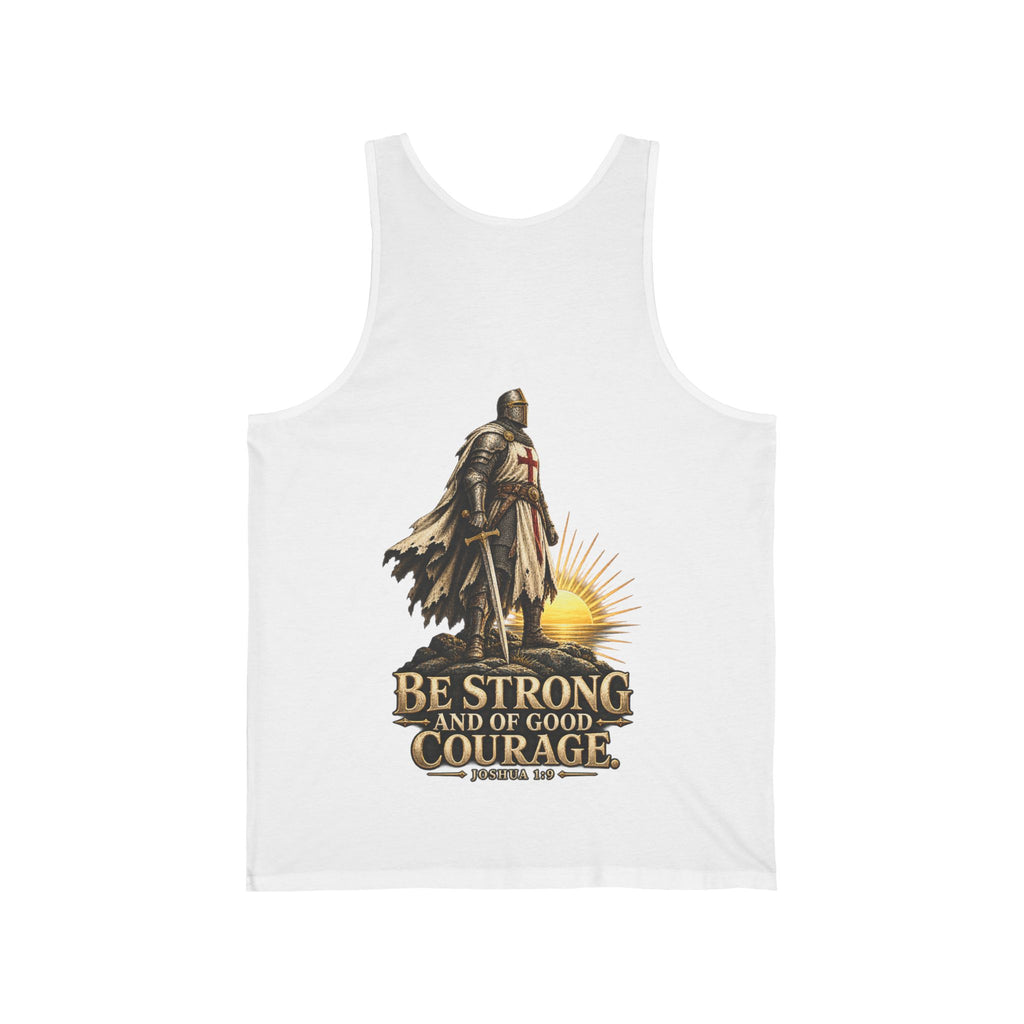 WarDad Be Strong Crusader Tank | Joshua 1:9