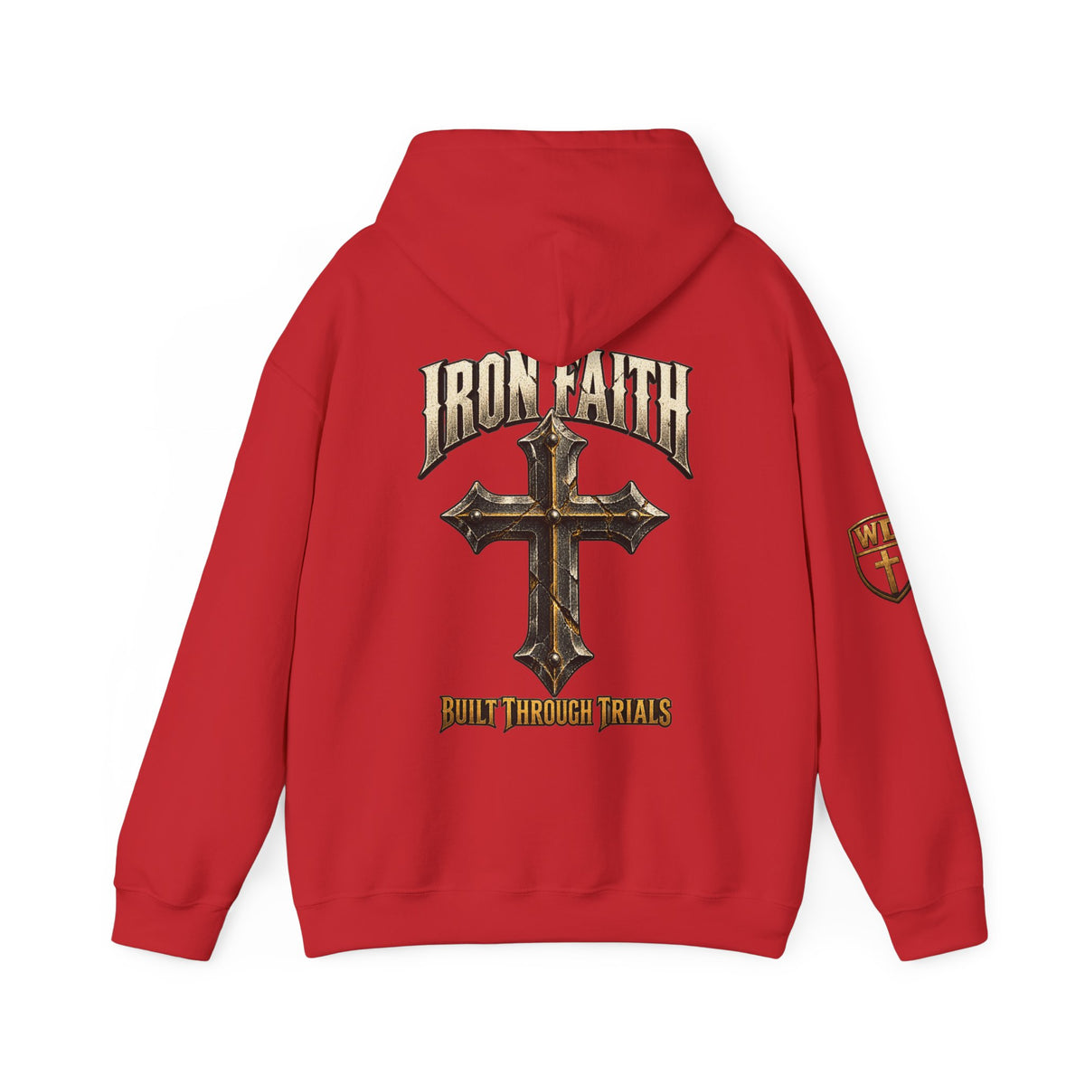 WarDad Iron Faith Hoodie | Built Through Trials