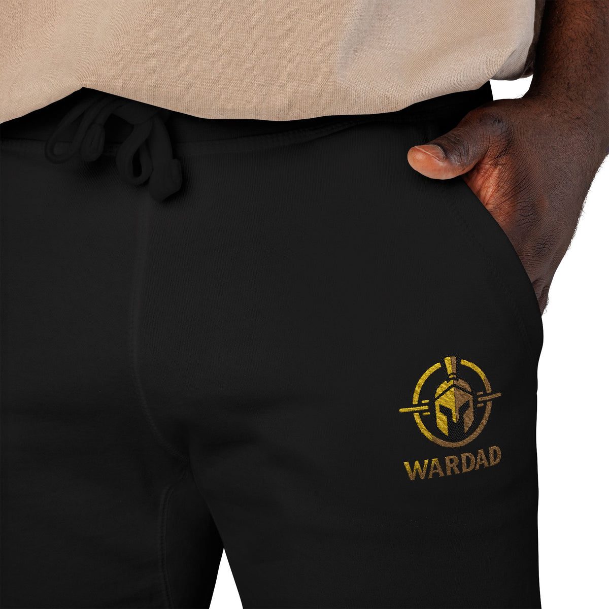Embroidered WarDad Training Joggers