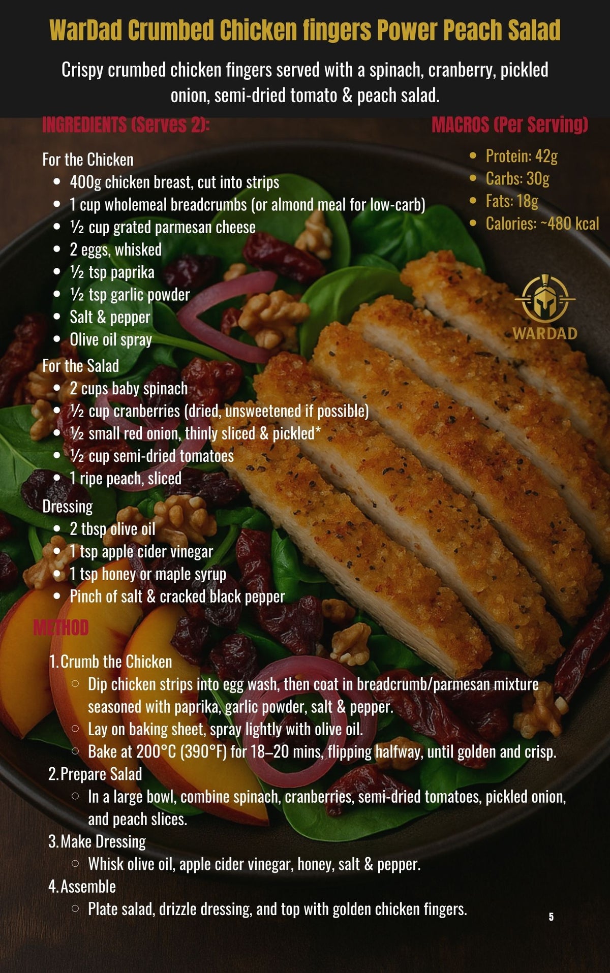 WarDad Cookbook #1: Fuel Like a Warrior