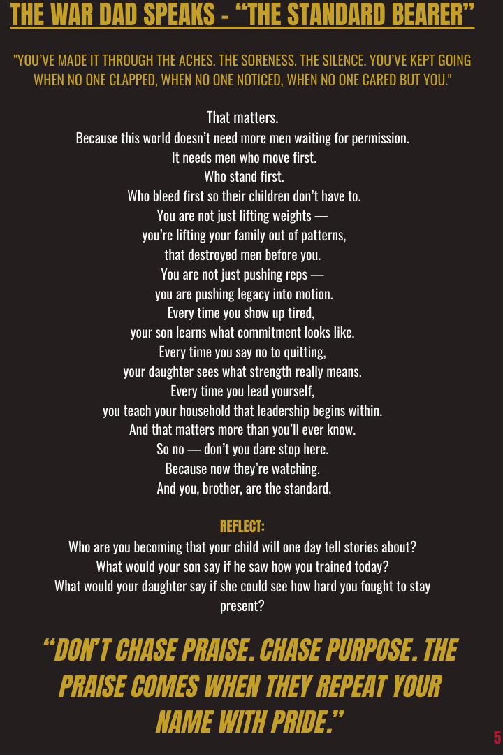 WarDad 30-Day Workout Plan – Rebuild the Warrior Within