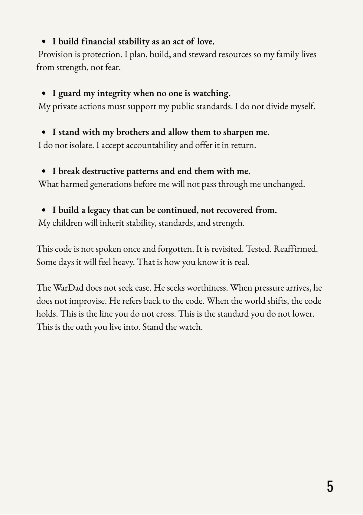 The WarDad Code – A Father’s Blueprint for Strength, Discipline & Legacy