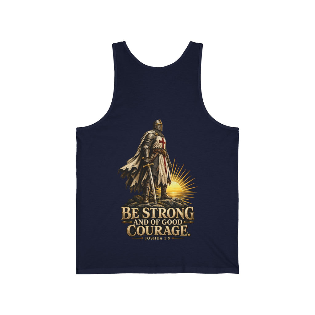 WarDad Be Strong Crusader Tank | Joshua 1:9