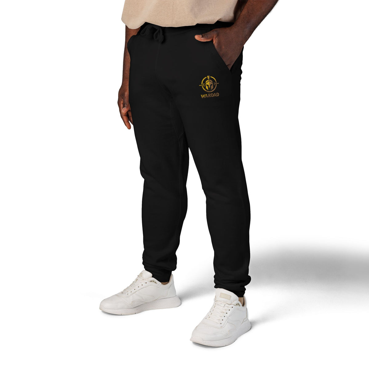 Embroidered WarDad Training Joggers