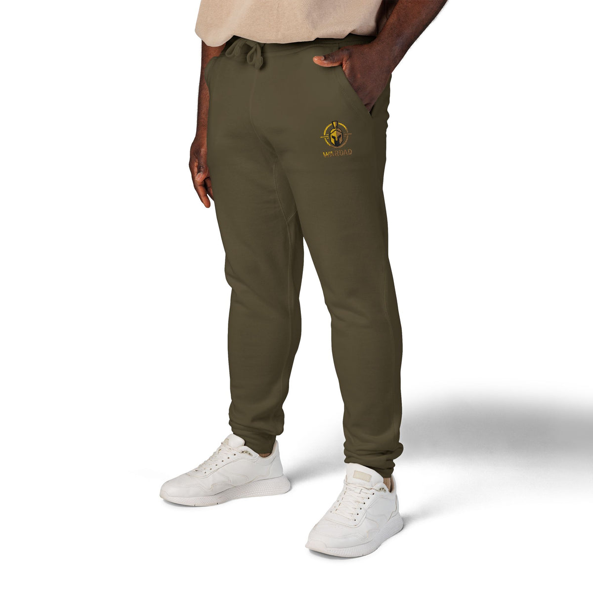 Embroidered WarDad Training Joggers