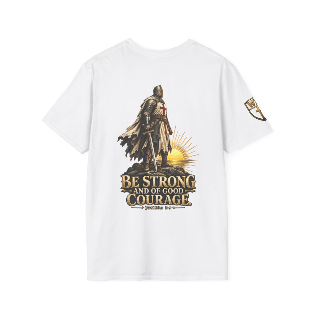 WarDad Be Strong Crusader Tee | Joshua 1:9