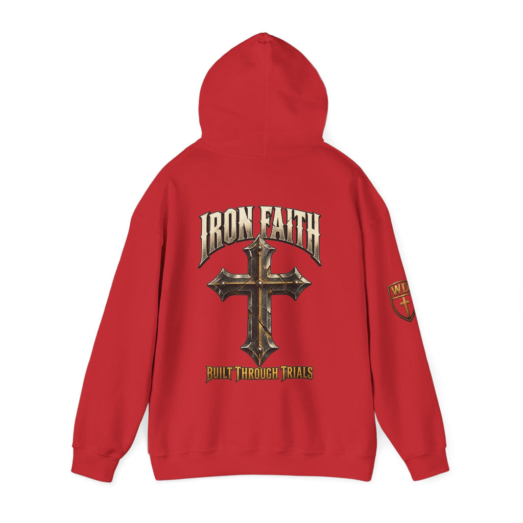 WarDad Iron Faith Hoodie | Built Through Trials