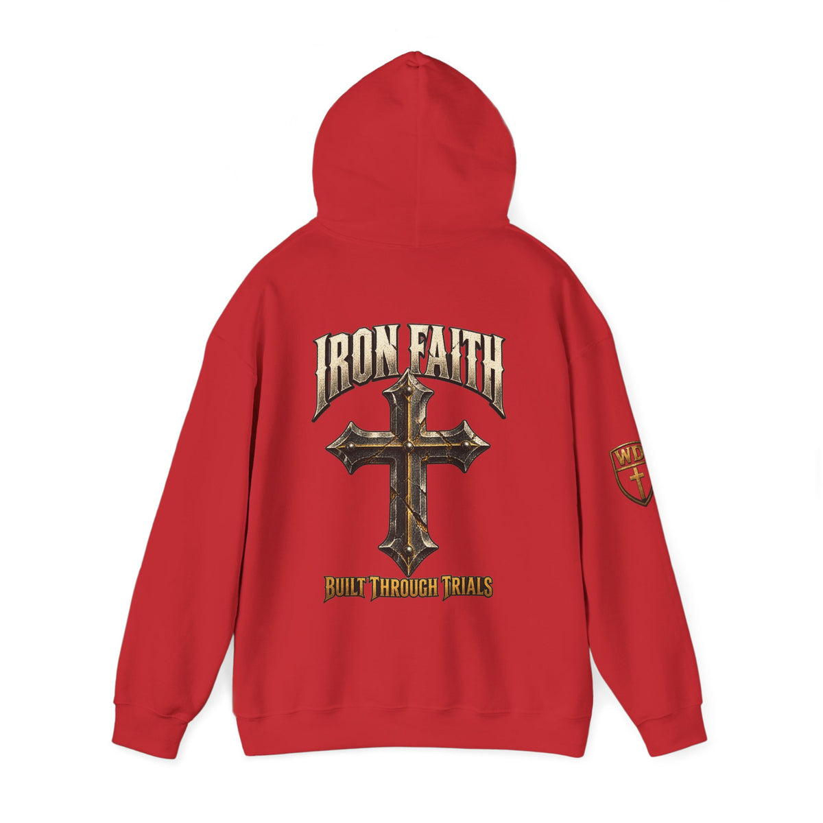 WarDad Iron Faith Hoodie | Built Through Trials
